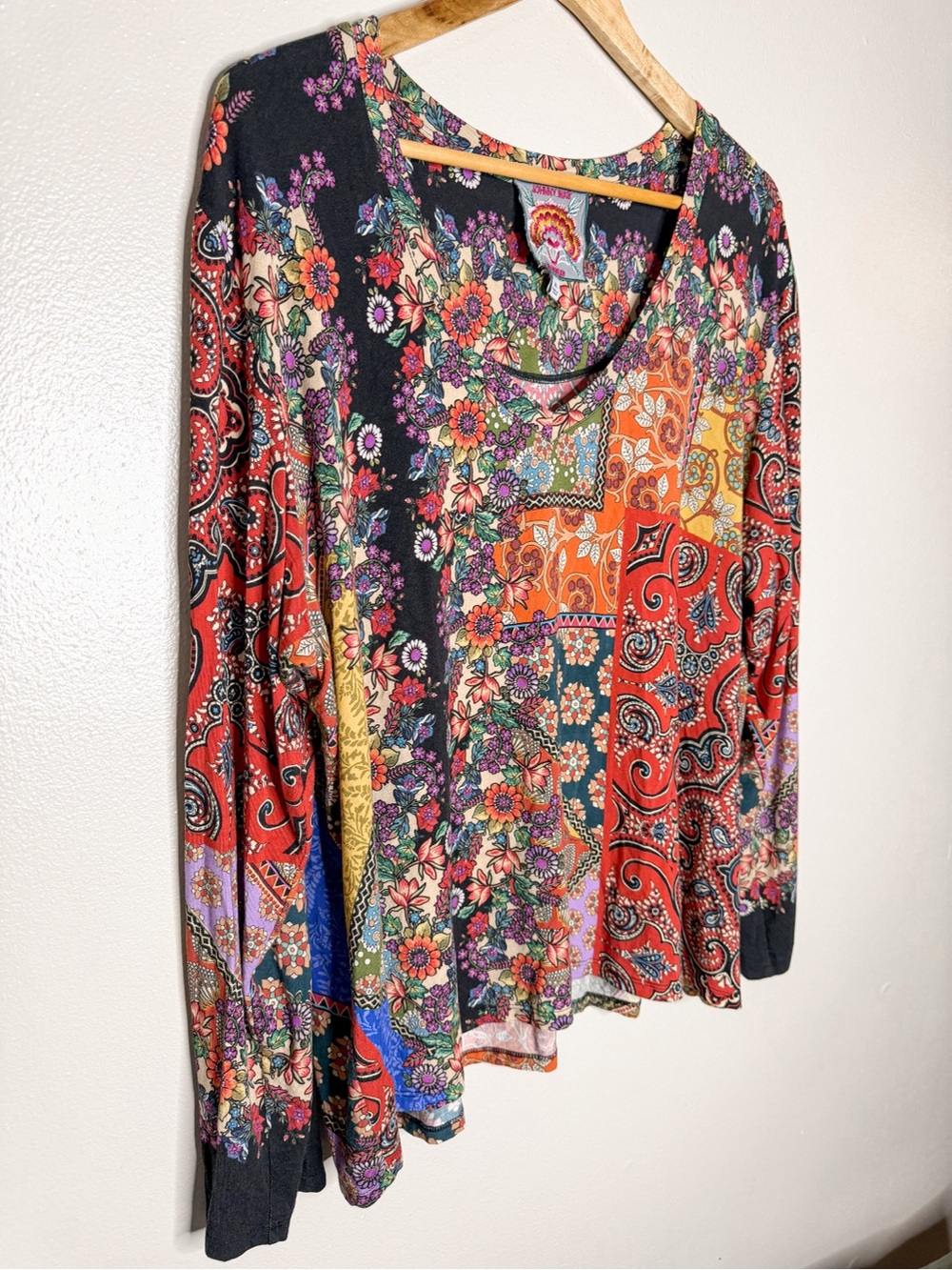 Johnny Was | NWOT Moa Favorite Paisley Floral Top size XL - Picture 3 of 11